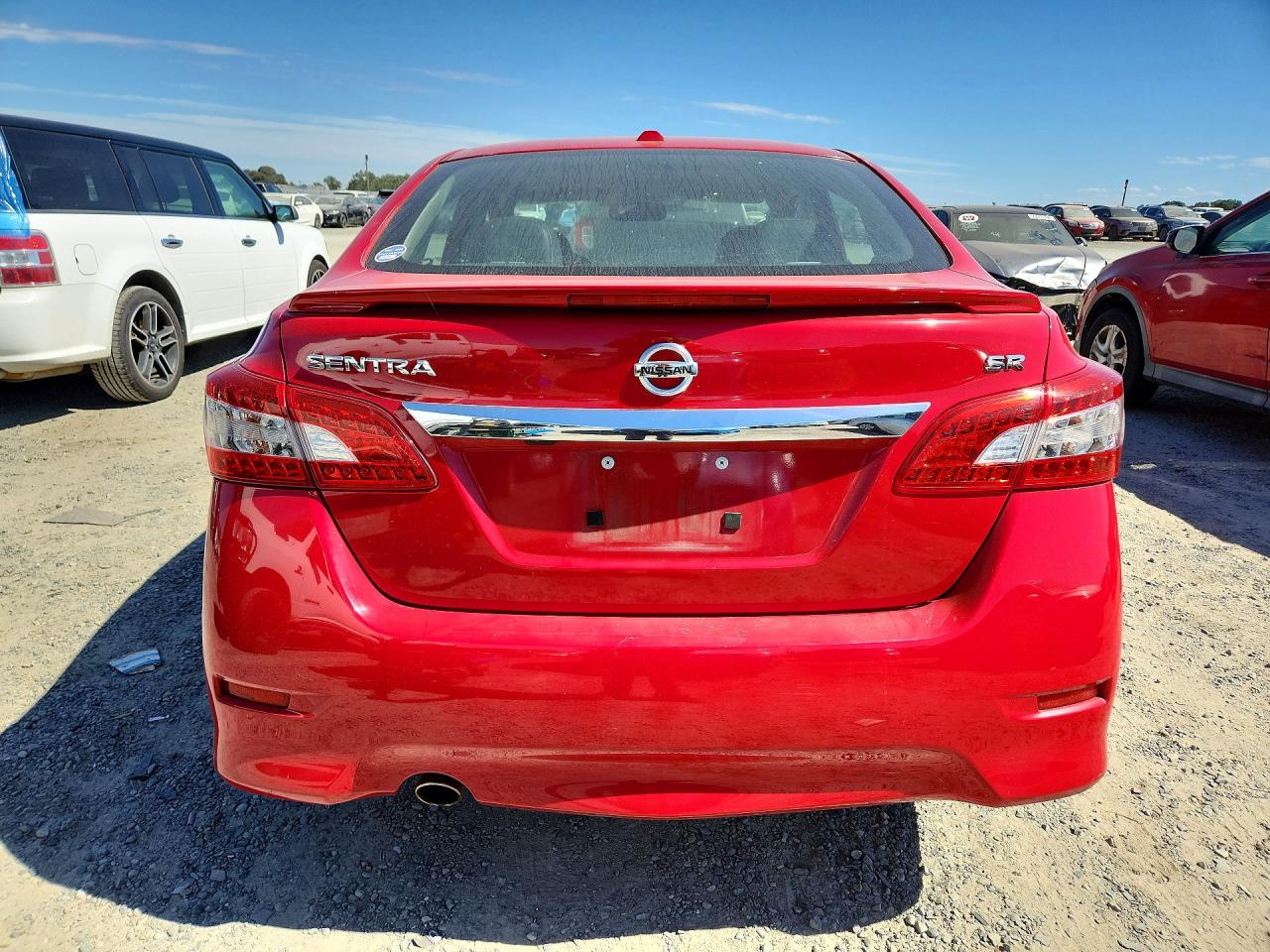 2015 Nissan Sentra Sr Red vin: 3N1AB7AP9FY380816