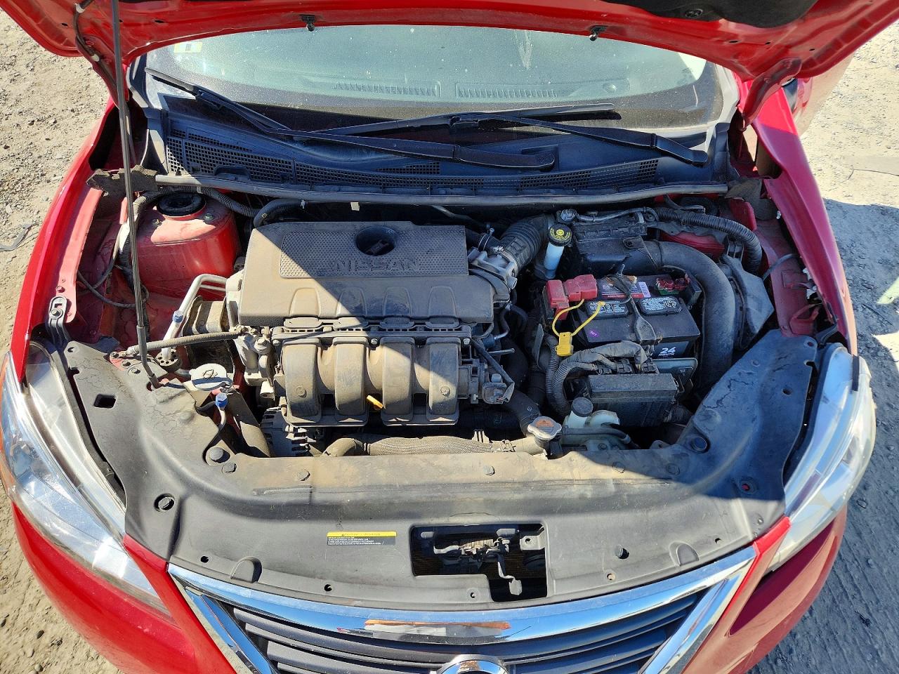 2015 Nissan Sentra Sr Red vin: 3N1AB7AP9FY380816