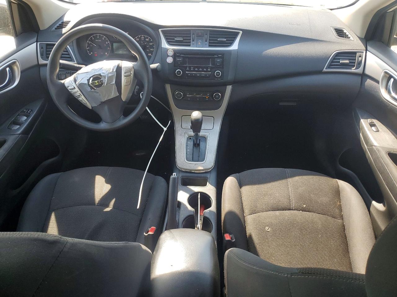 2015 Nissan Sentra S White vin: 3N1AB7AP9FY383053