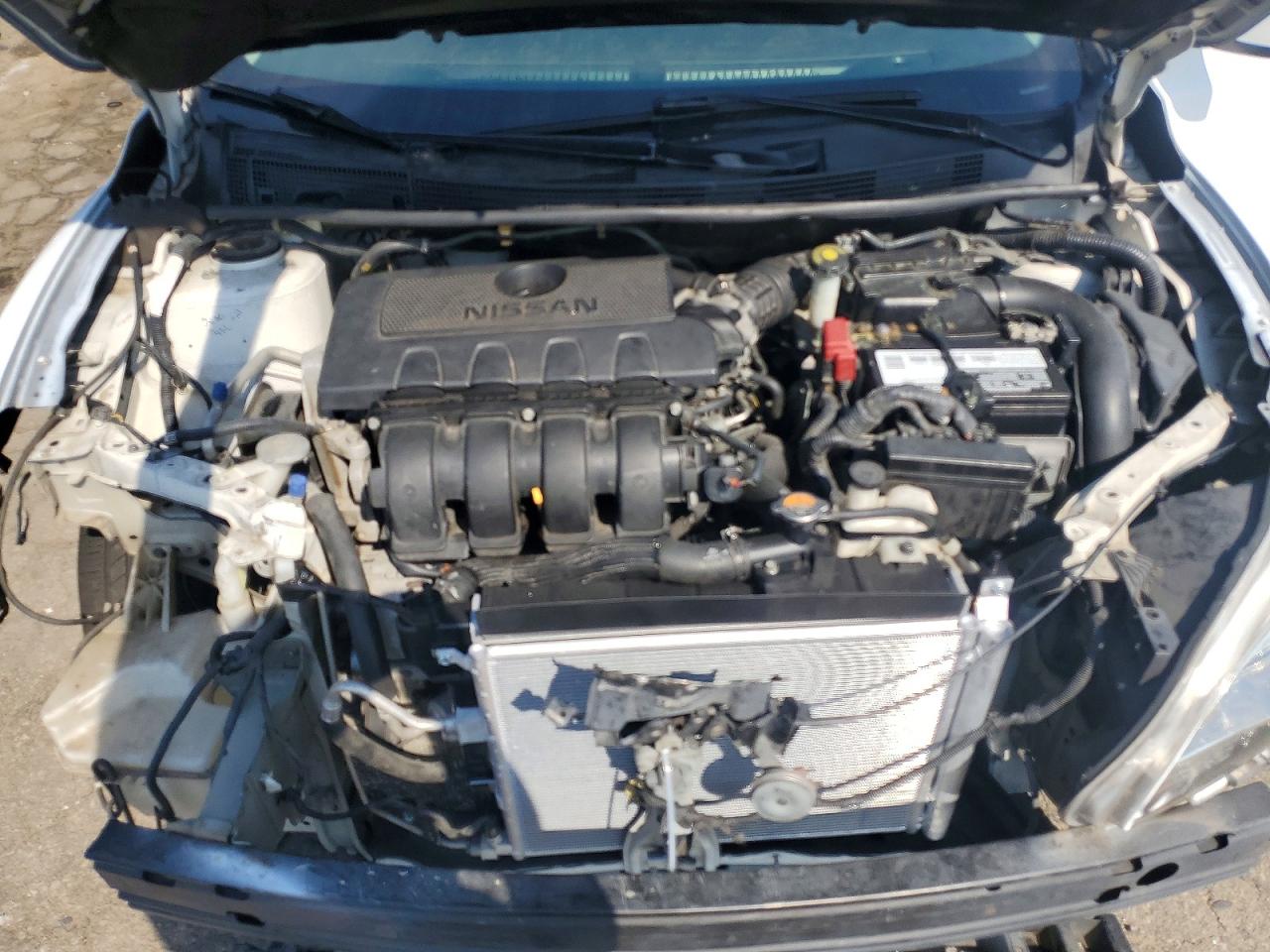 2015 Nissan Sentra S White vin: 3N1AB7AP9FY383053