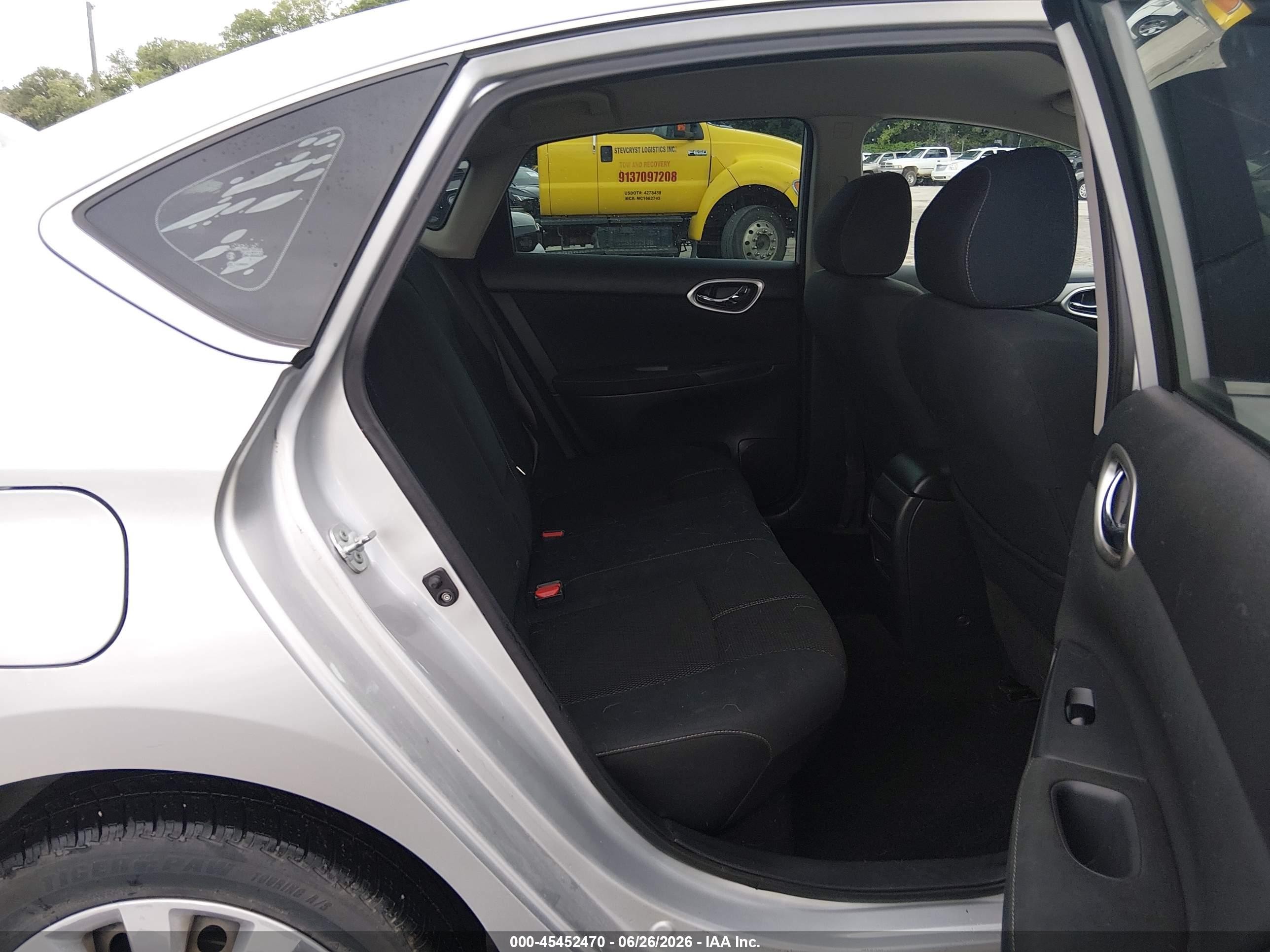2015 Nissan Sentra S Silver vin: 3N1AB7AP9FY383098