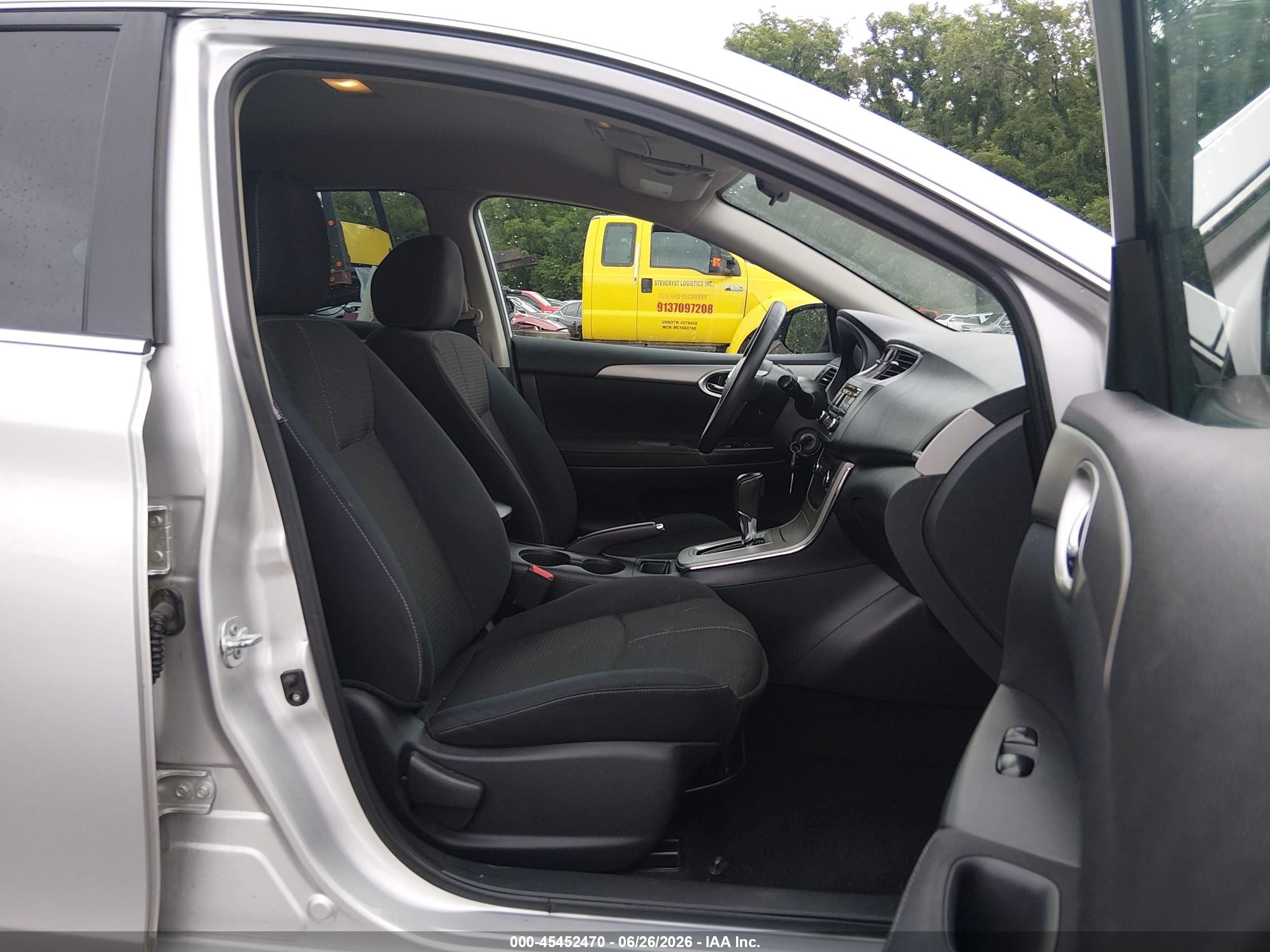 2015 Nissan Sentra S Silver vin: 3N1AB7AP9FY383098