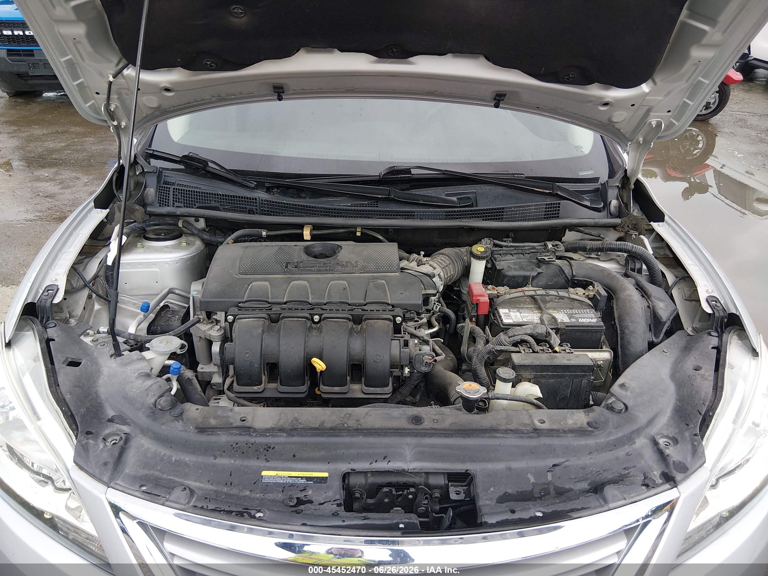 2015 Nissan Sentra S Silver vin: 3N1AB7AP9FY383098