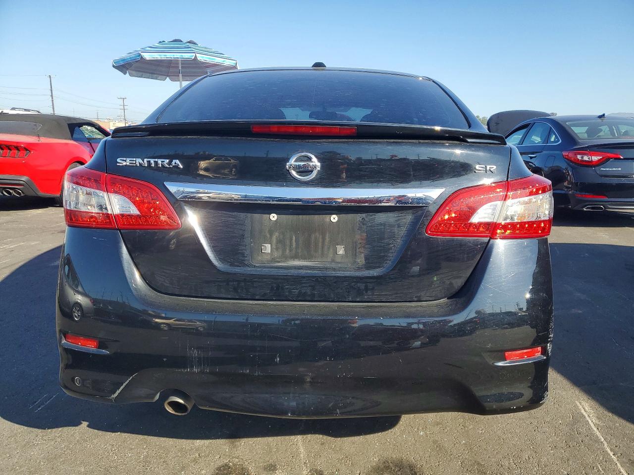2015 Nissan Sentra Sr Black vin: 3N1AB7AP9FY383599