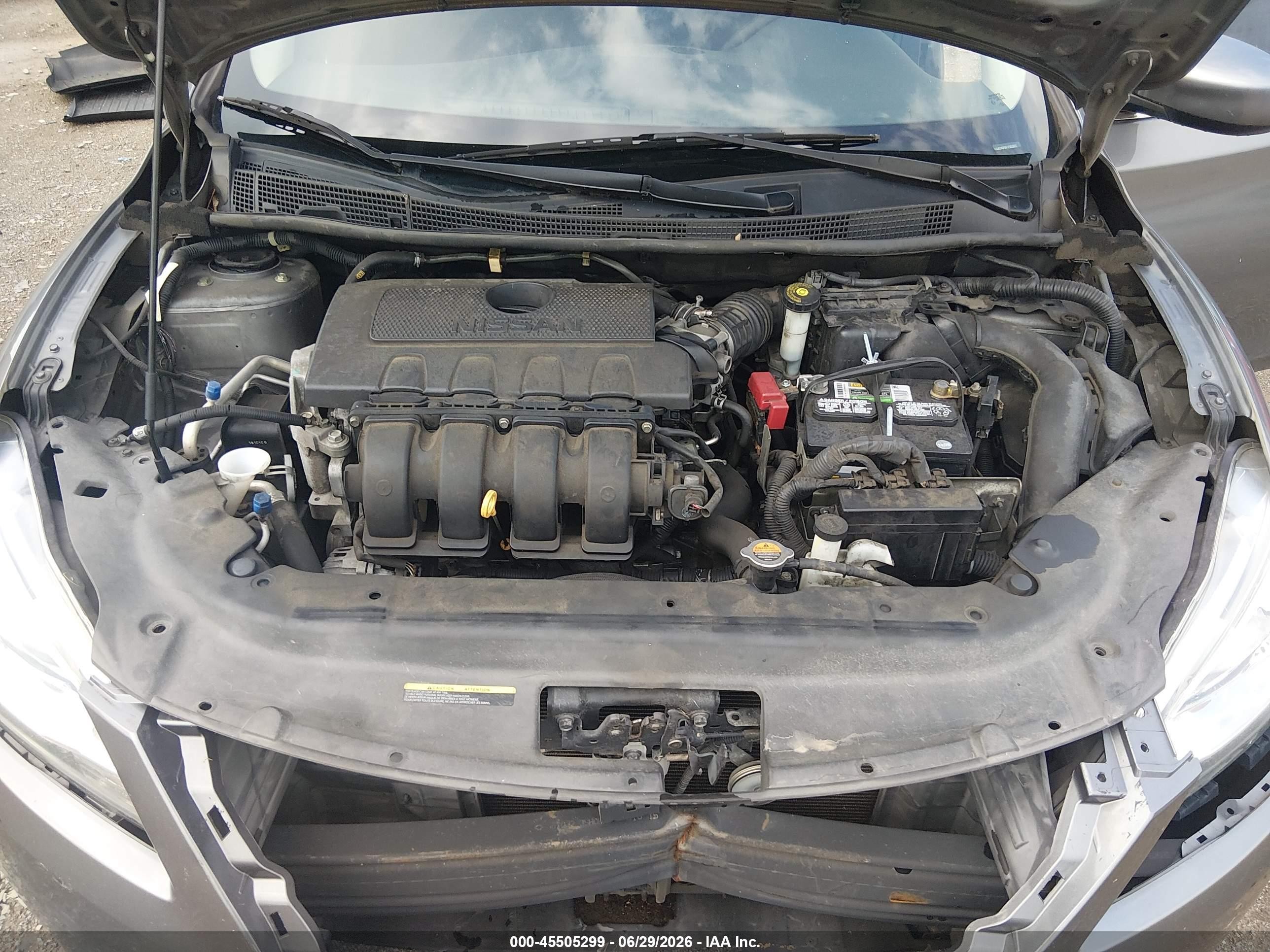 2015 Nissan Sentra S Gray vin: 3N1AB7AP9FY383862