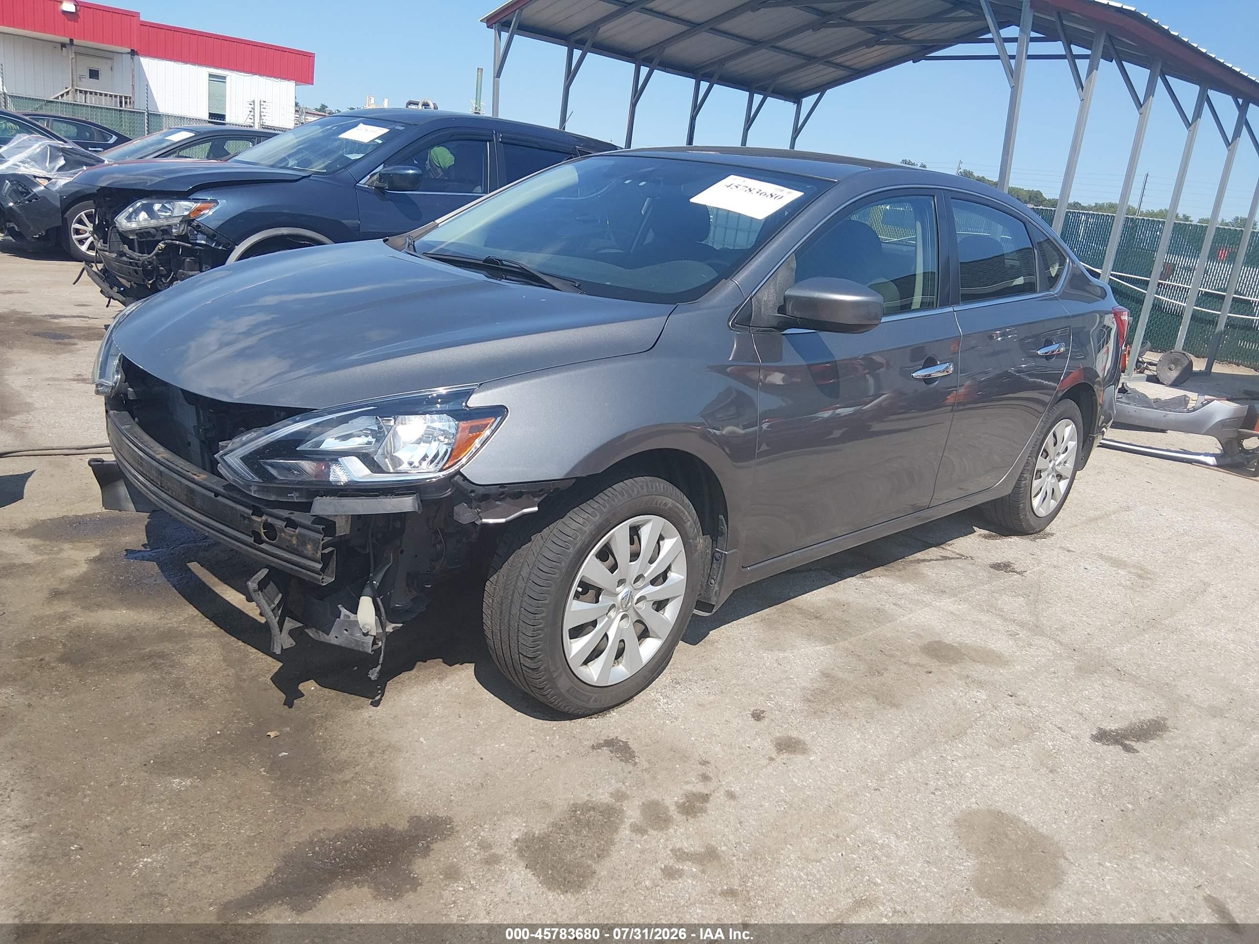 2016 Nissan Sentra S Pewter vin: 3N1AB7AP9GY272018