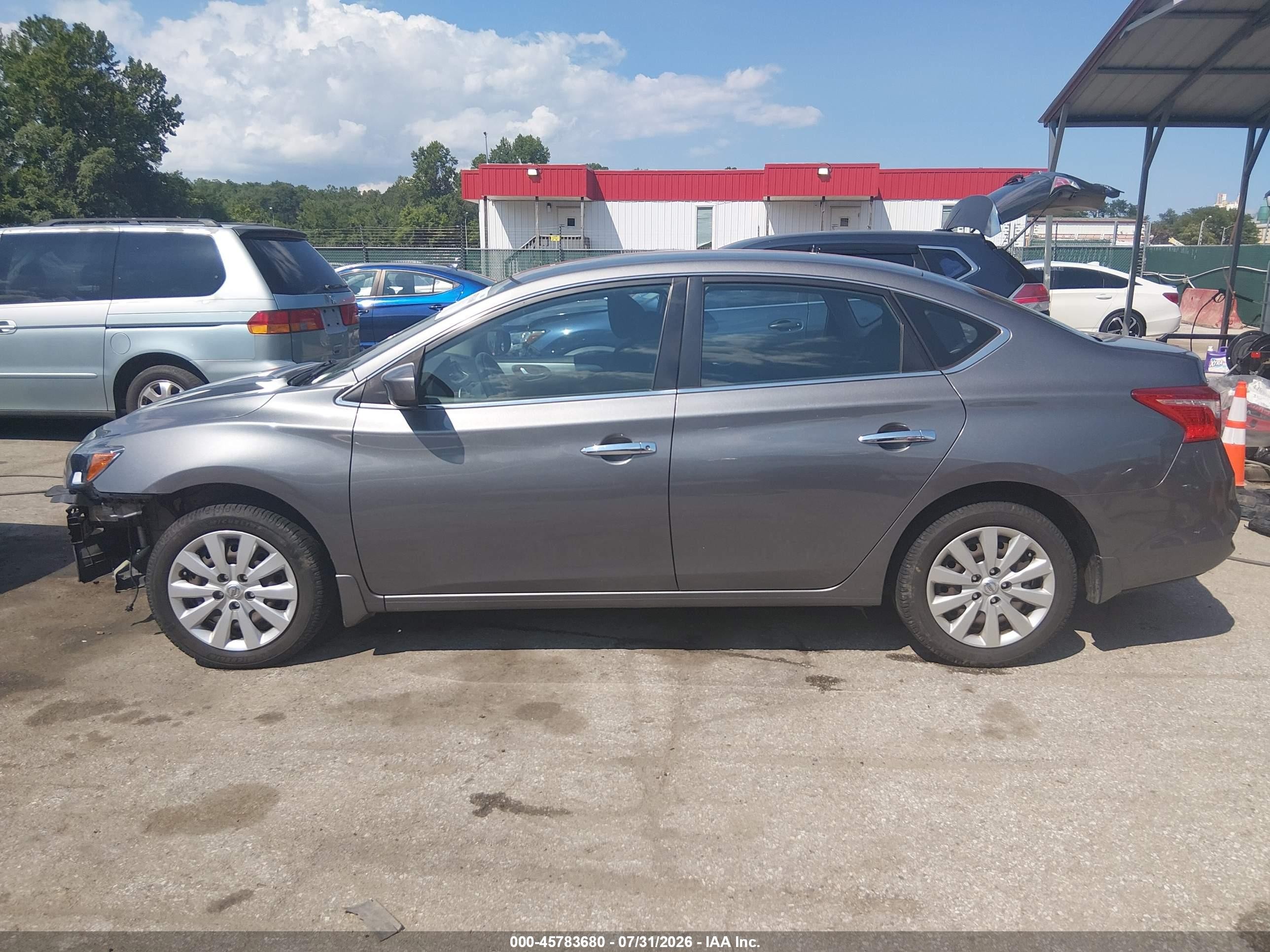 2016 Nissan Sentra S Pewter vin: 3N1AB7AP9GY272018