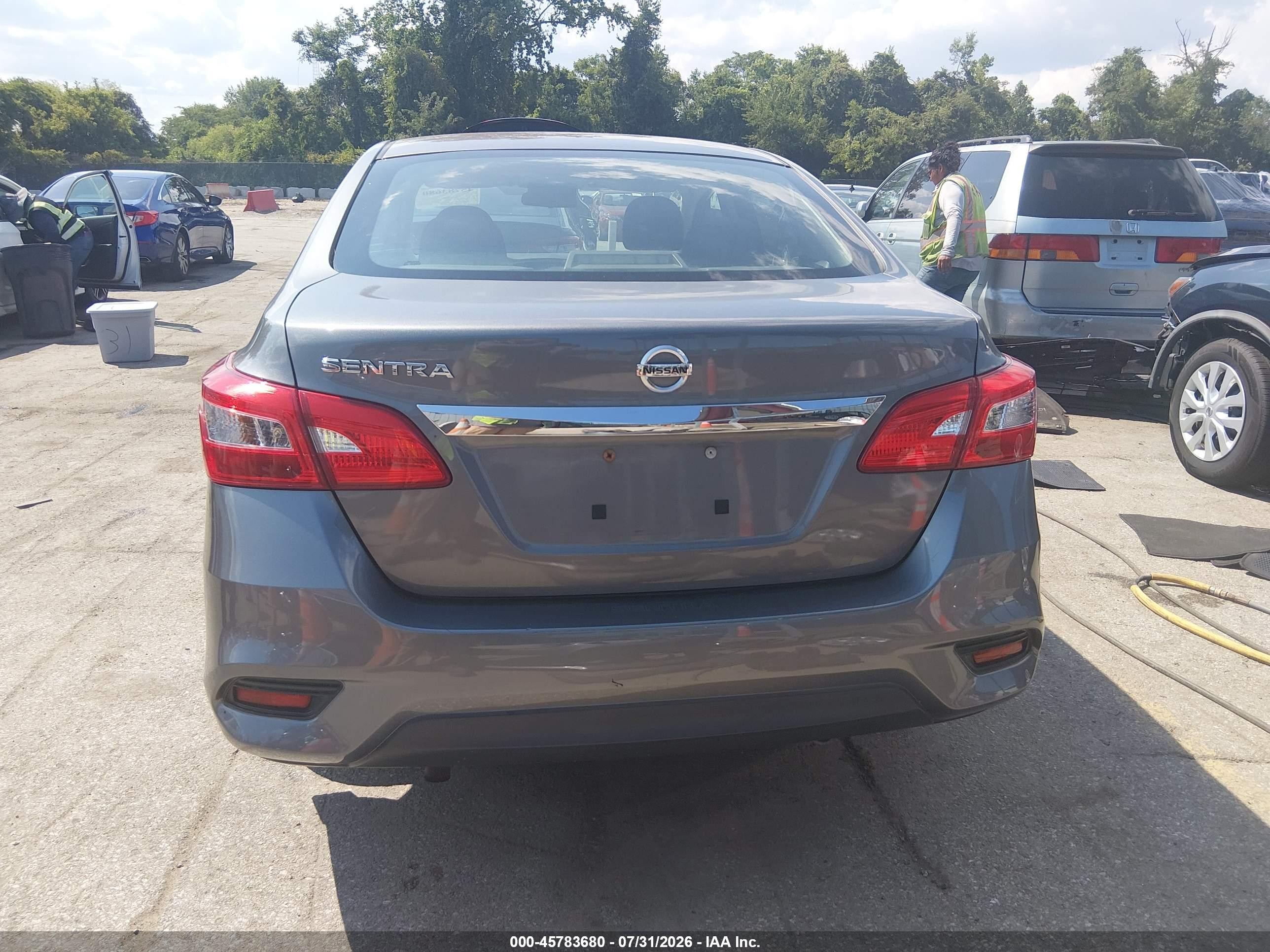 2016 Nissan Sentra S Pewter vin: 3N1AB7AP9GY272018