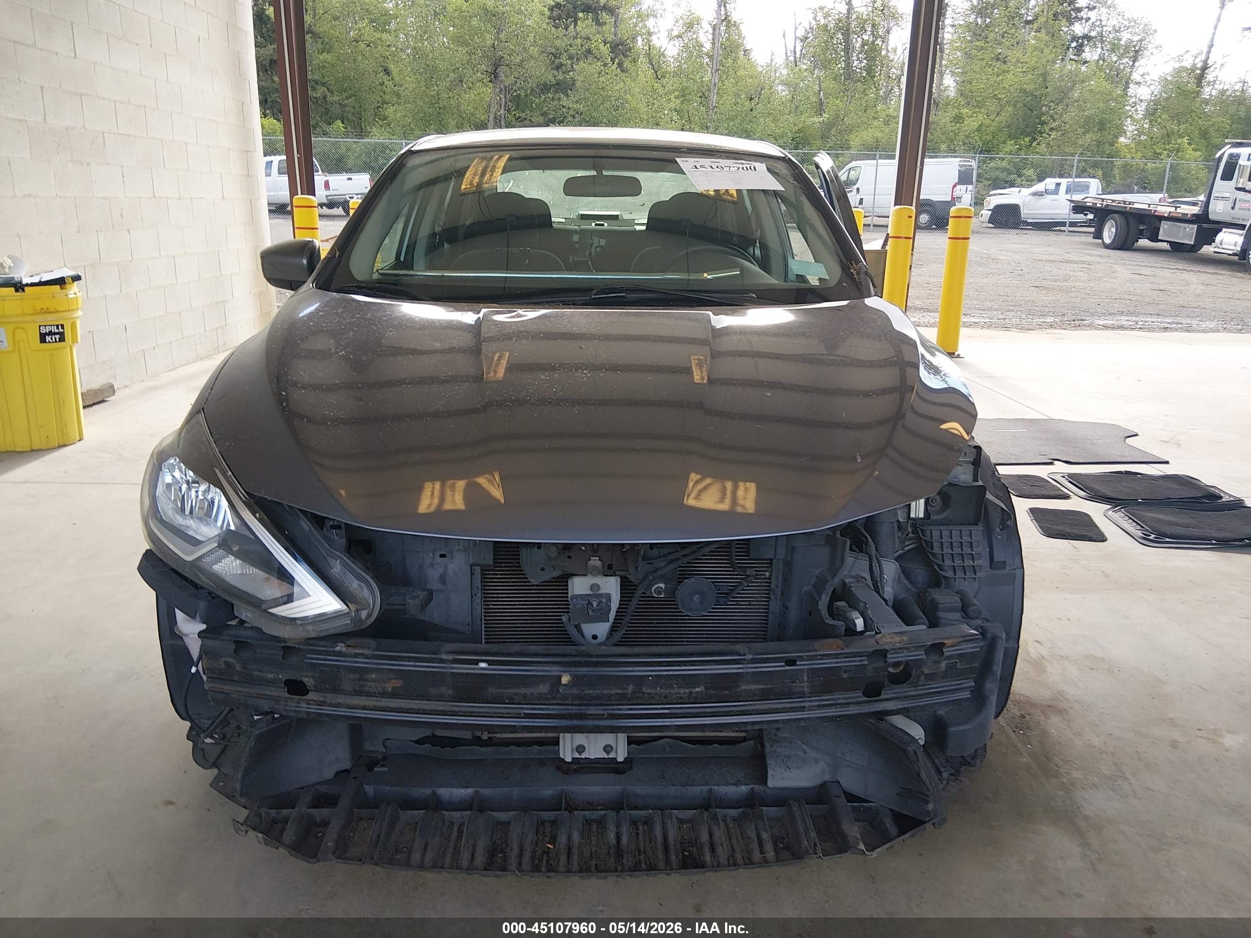 2016 Nissan Sentra Fe+ S/s/sl/sr/sv Gray vin: 3N1AB7AP9GY284816