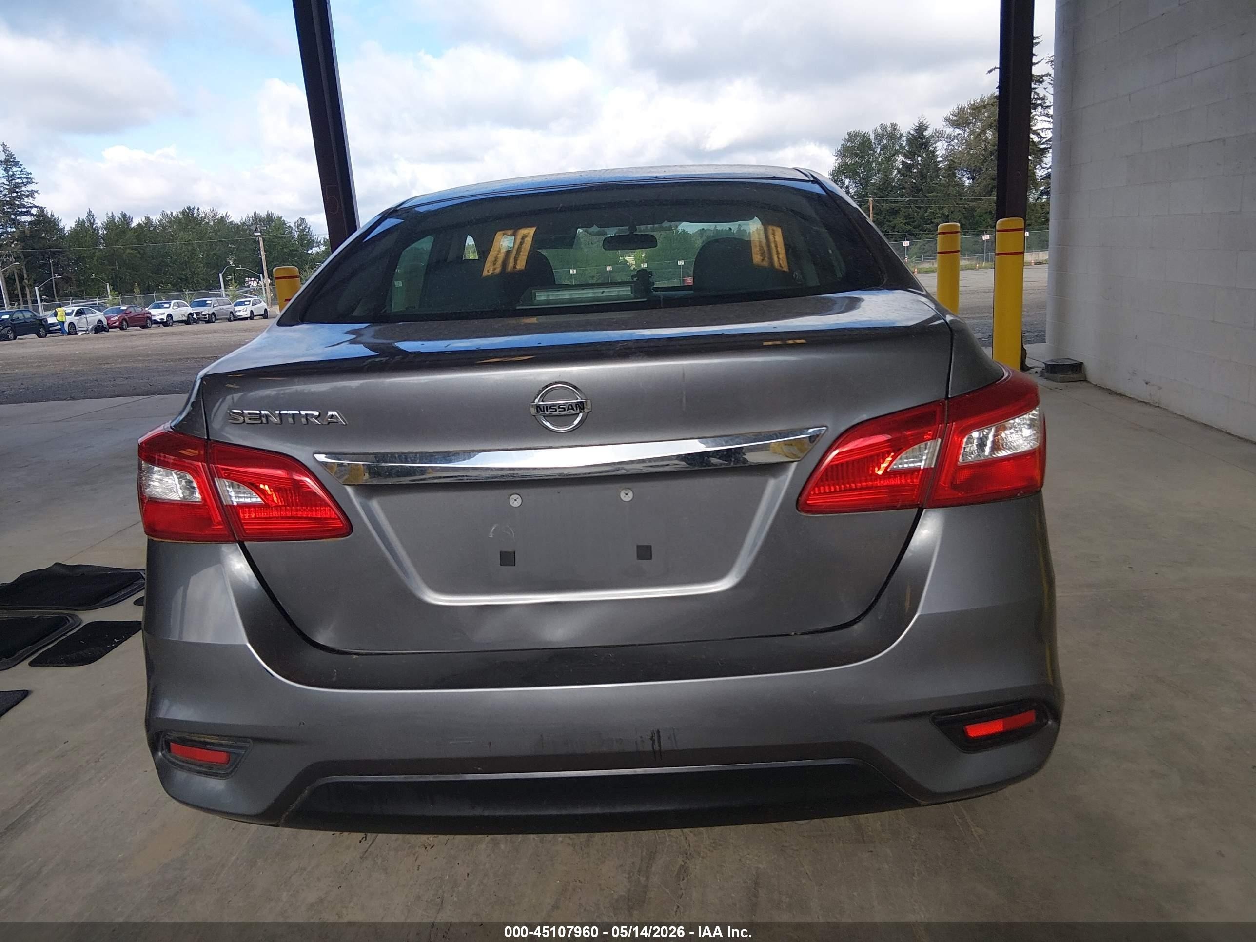 2016 Nissan Sentra Fe+ S/s/sl/sr/sv Gray vin: 3N1AB7AP9GY284816