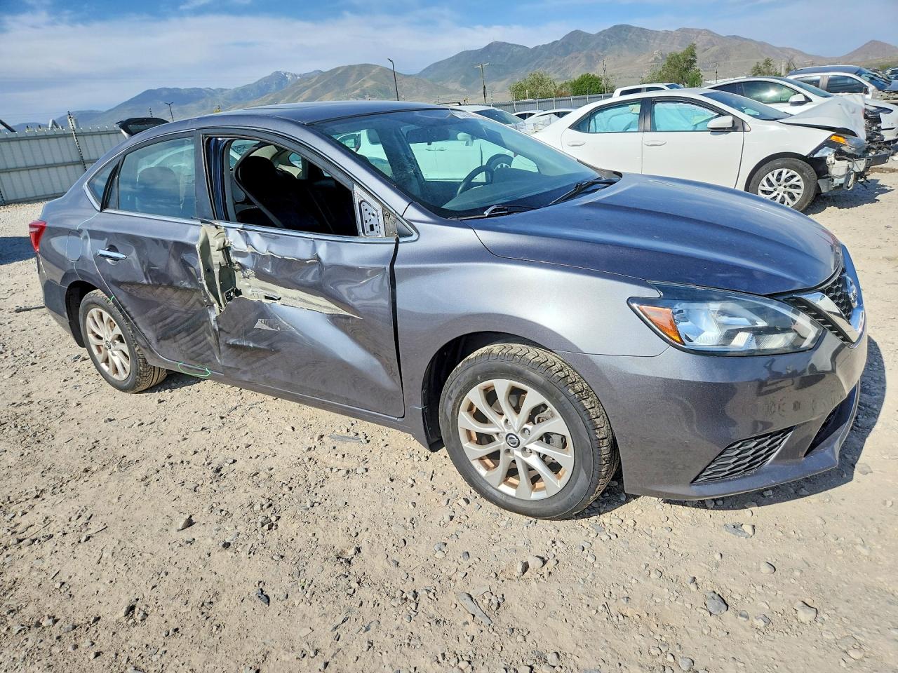 2016 Nissan Sentra Sv Charcoal vin: 3N1AB7AP9GY292849