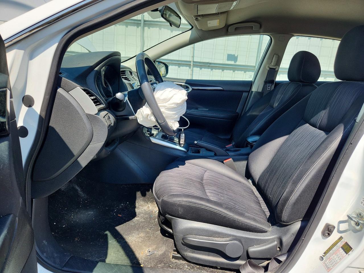 2017 Nissan Sentra Sv White vin: 3N1AB7AP9HY231647