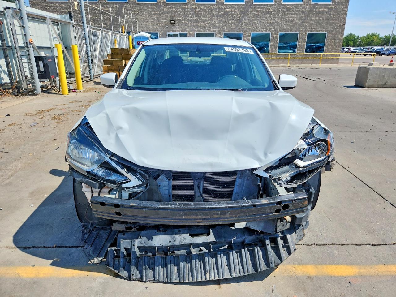 2017 Nissan Sentra Sv White vin: 3N1AB7AP9HY231647