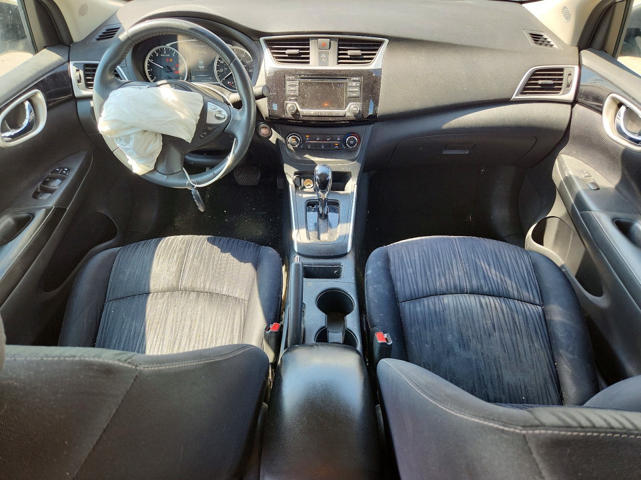 2017 Nissan Sentra Sv White vin: 3N1AB7AP9HY231647
