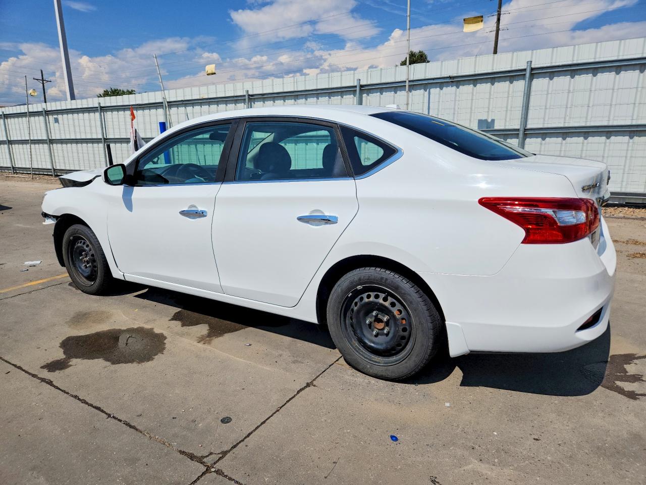 2017 Nissan Sentra Sv White vin: 3N1AB7AP9HY231647