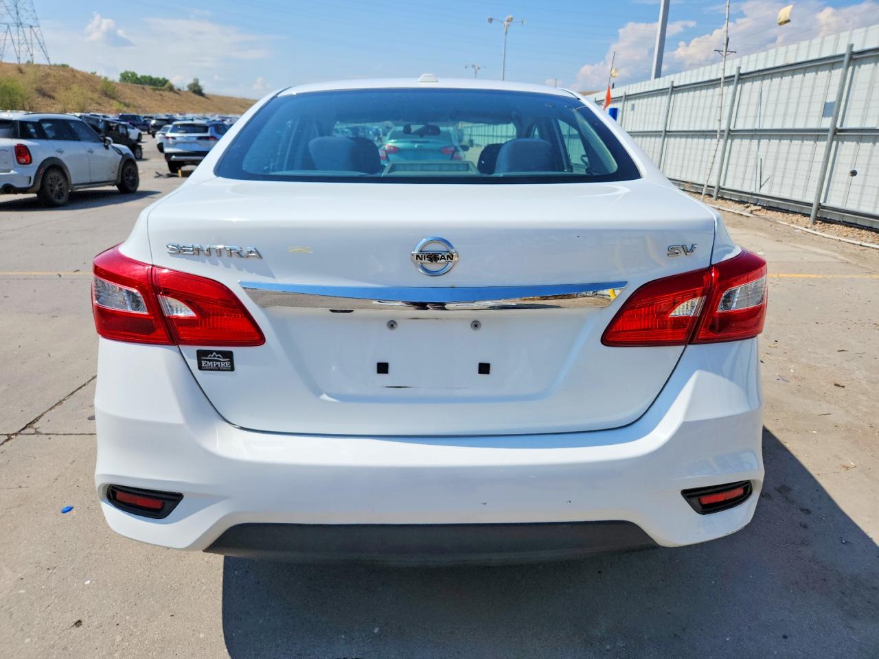 2017 Nissan Sentra Sv White vin: 3N1AB7AP9HY231647