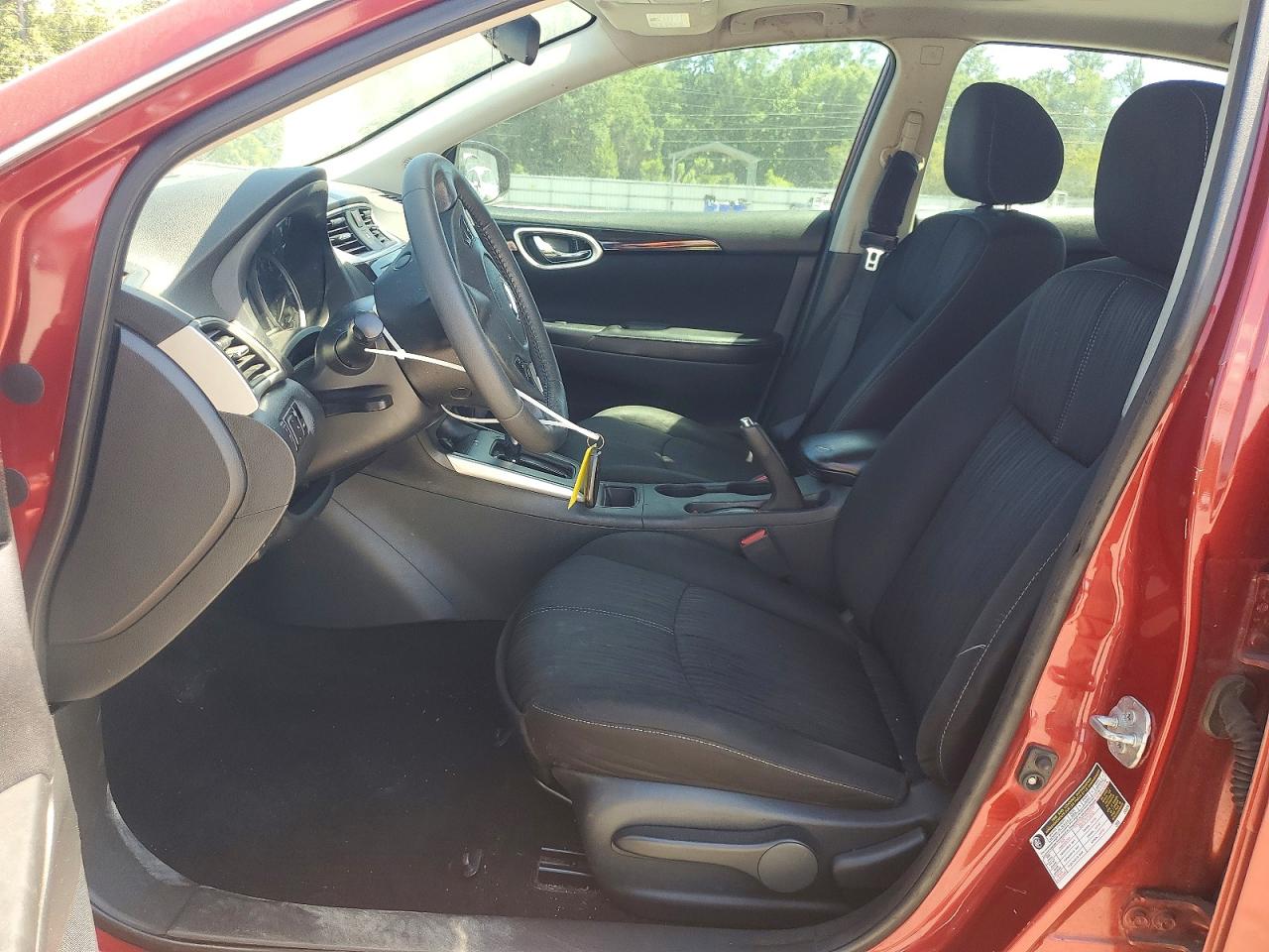 2017 Nissan Sentra Sv Red vin: 3N1AB7AP9HY254815