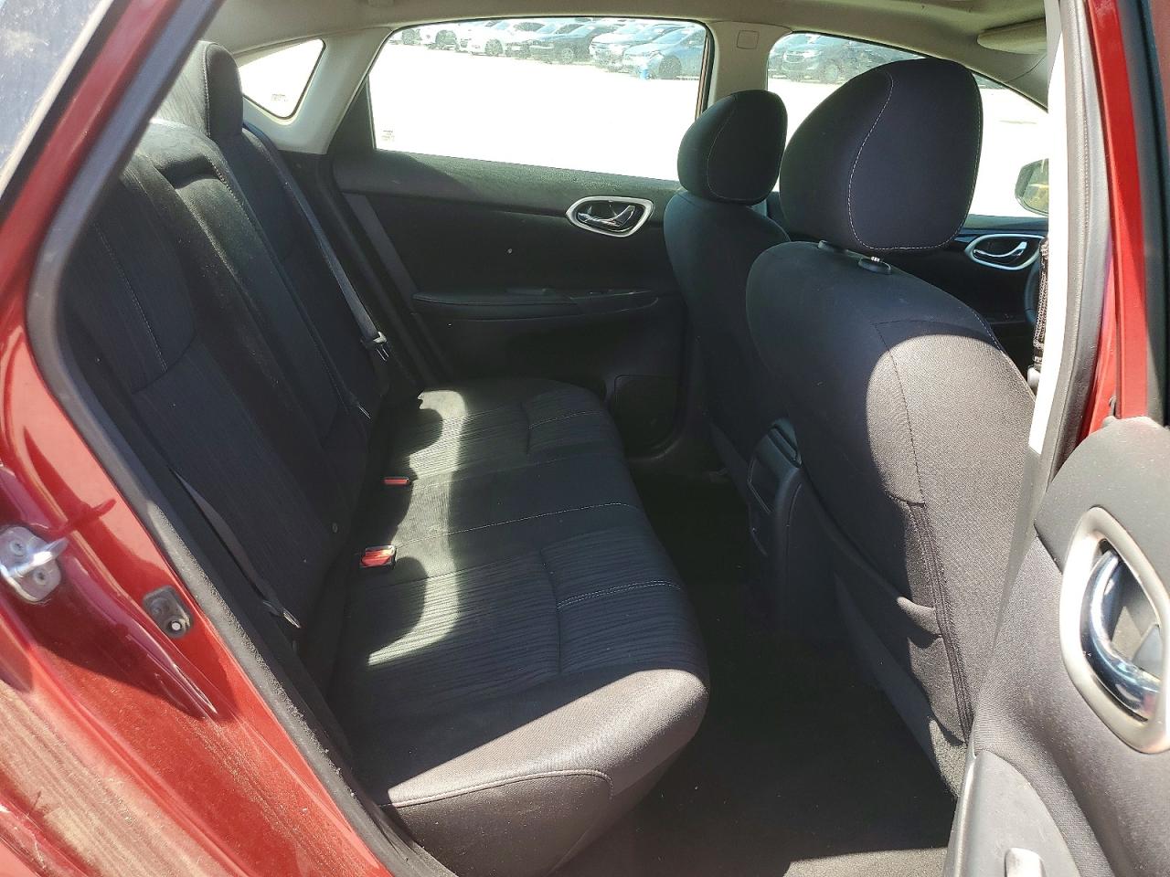 2017 Nissan Sentra Sv Red vin: 3N1AB7AP9HY254815