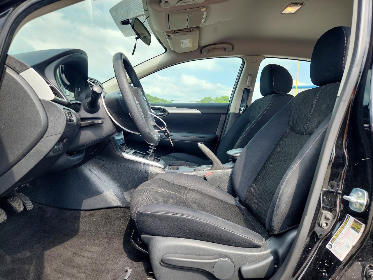 2017 Nissan Sentra S Черный vin: 3N1AB7AP9HY274708