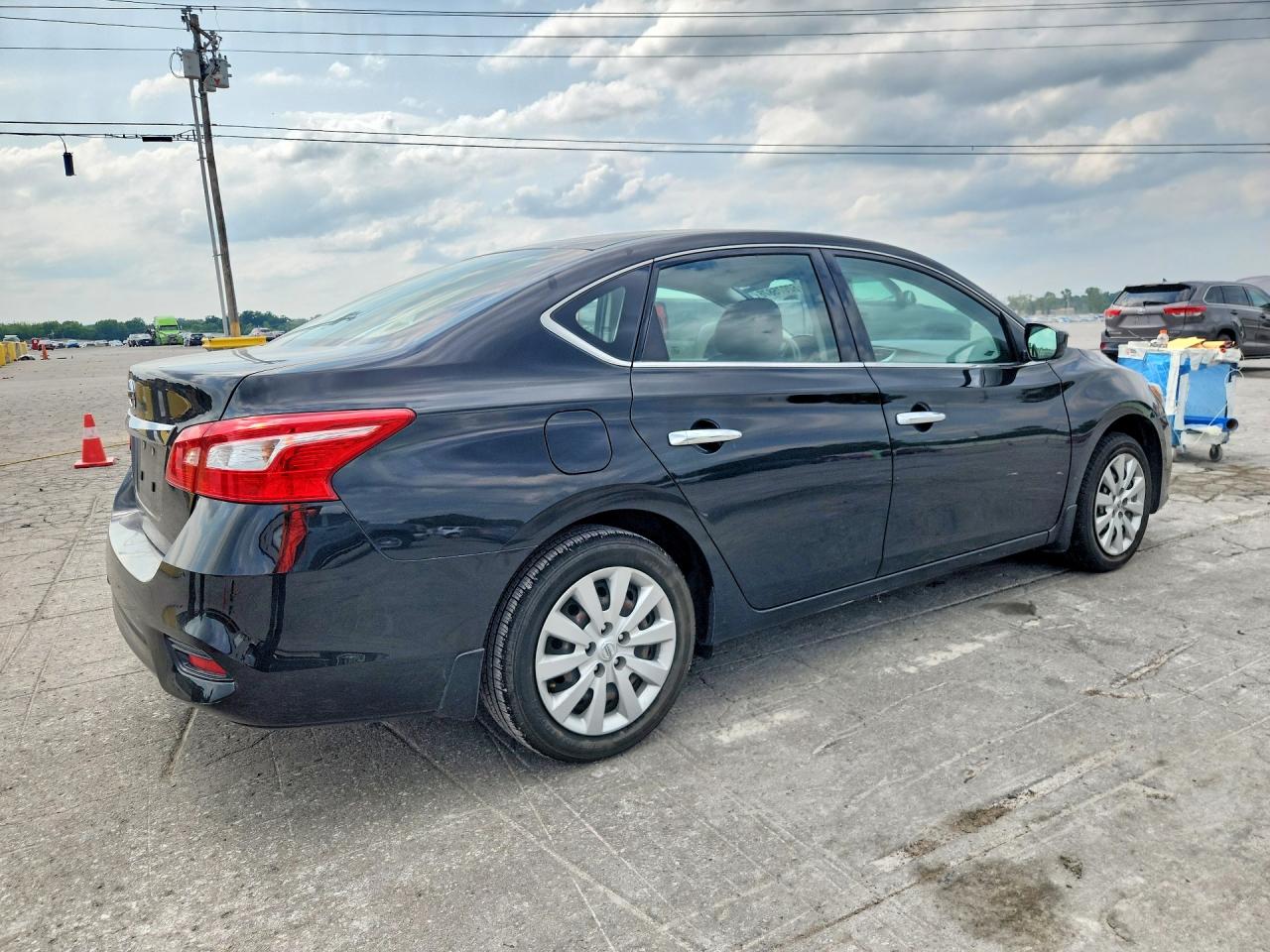 2017 Nissan Sentra S Черный vin: 3N1AB7AP9HY274708