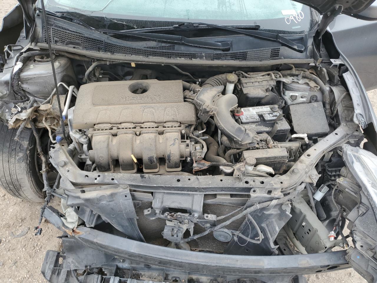 2017 Niss Sentra Серый vin: 3N1AB7AP9HY310980