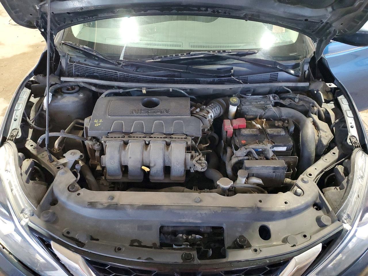 2017 Nissan Sentra Sv Blue vin: 3N1AB7AP9HY357202