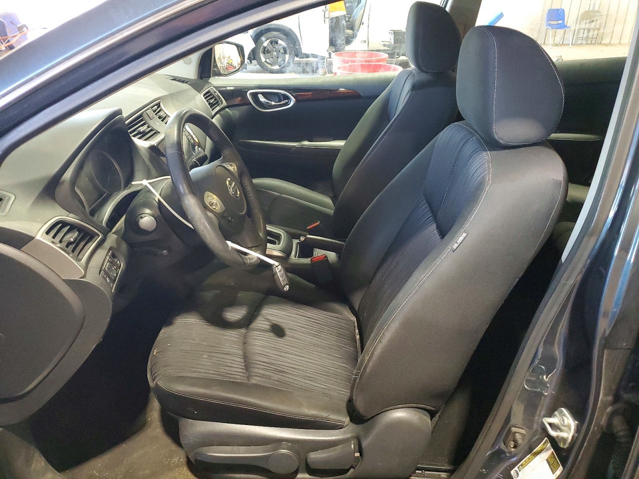 2017 Nissan Sentra Sv Blue vin: 3N1AB7AP9HY357202