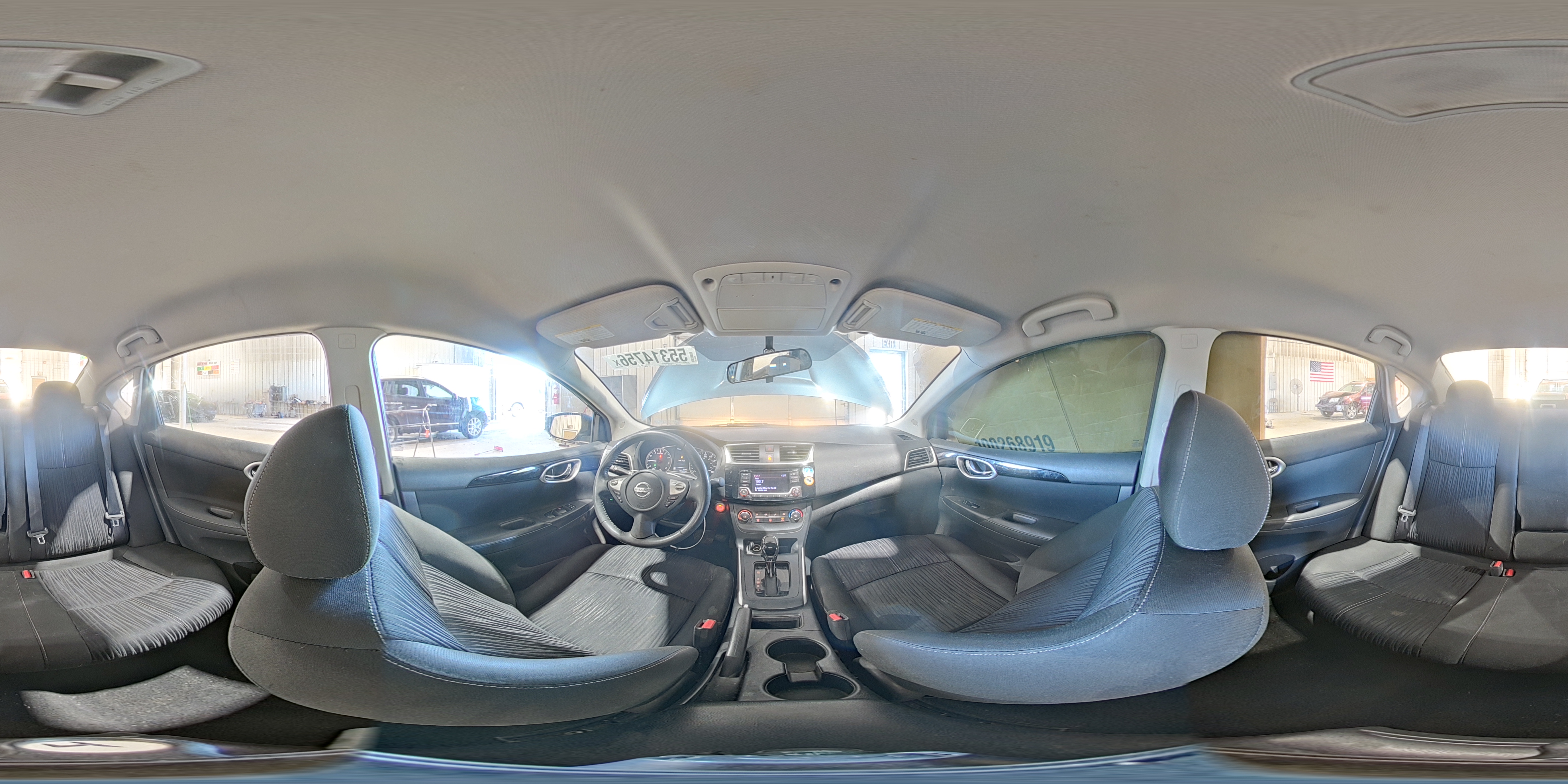 2017 Nissan Sentra Sv Blue vin: 3N1AB7AP9HY357202