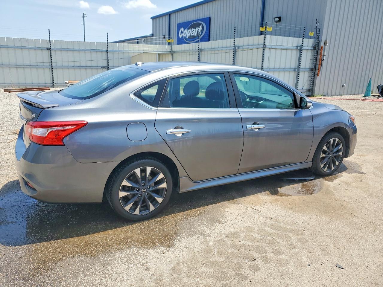 2017 Nissan Sentra Sr Серый vin: 3N1AB7AP9HY385520