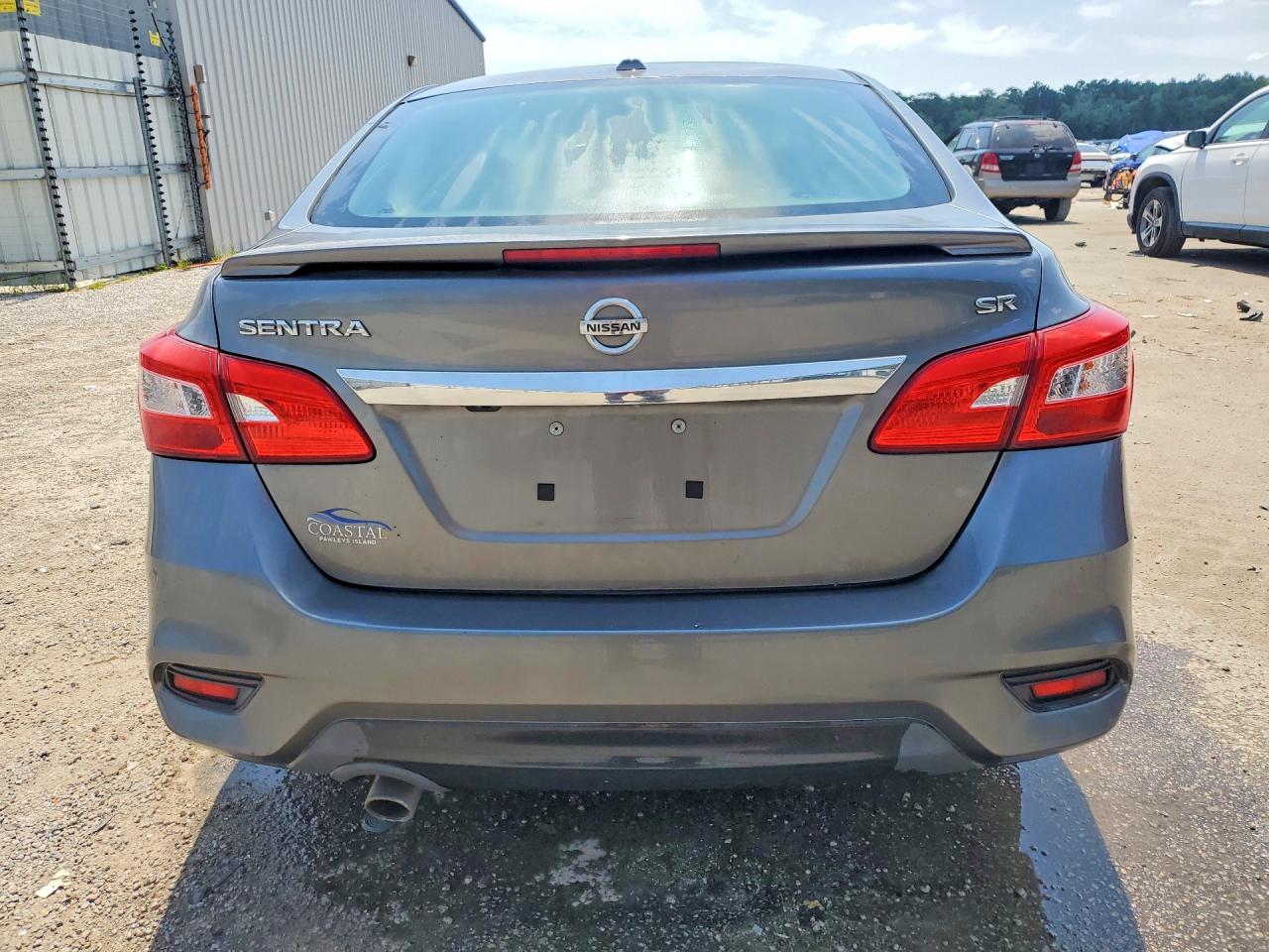2017 Nissan Sentra Sr Серый vin: 3N1AB7AP9HY385520