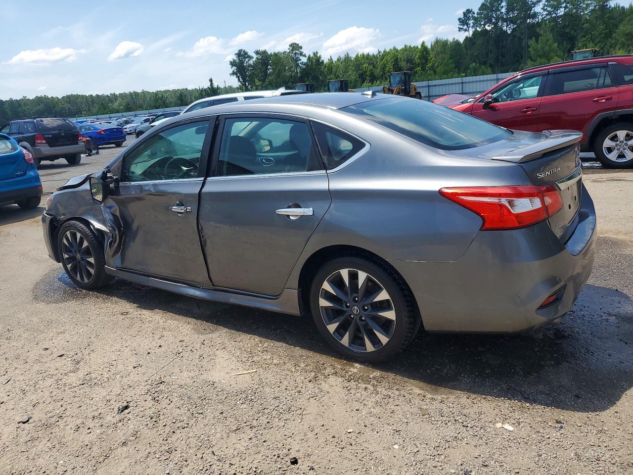 2017 Nissan Sentra Sr Серый vin: 3N1AB7AP9HY385520