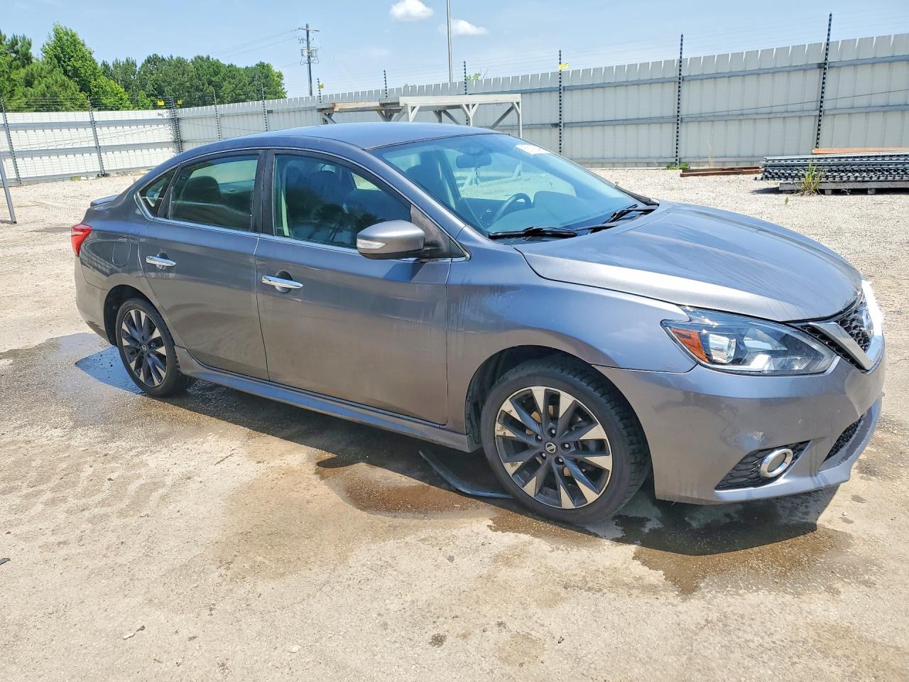 2017 Nissan Sentra Sr Серый vin: 3N1AB7AP9HY385520