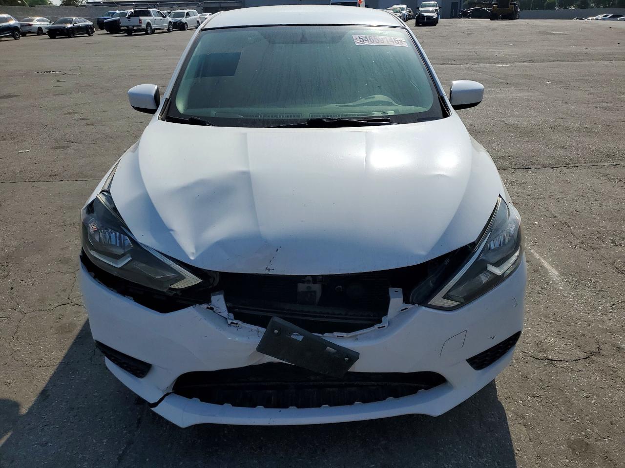 2017 Nissan Sentra Sv Белый vin: 3N1AB7AP9HY391267