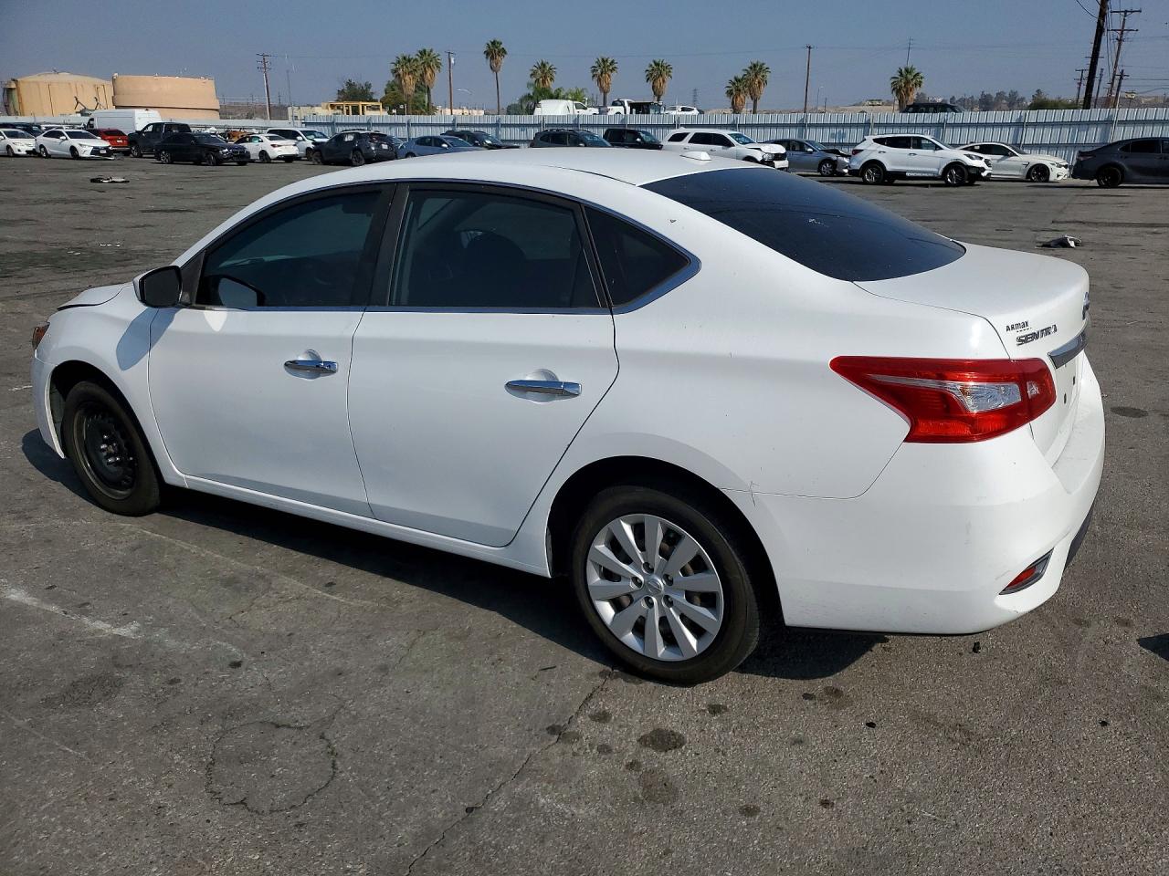 2017 Nissan Sentra Sv Белый vin: 3N1AB7AP9HY391267