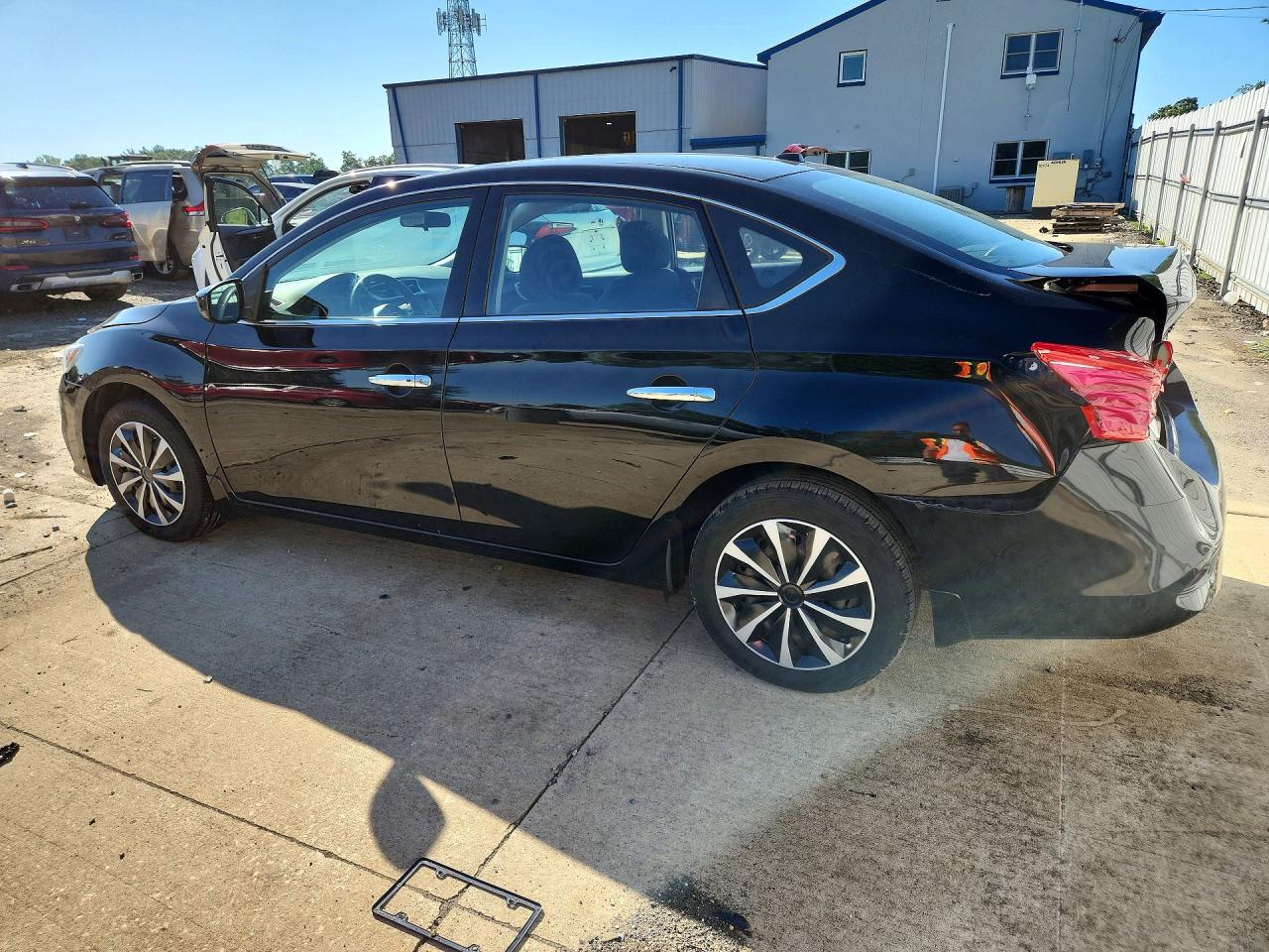 2017 Nissan Sentra Sv Black vin: 3N1AB7AP9HY402722