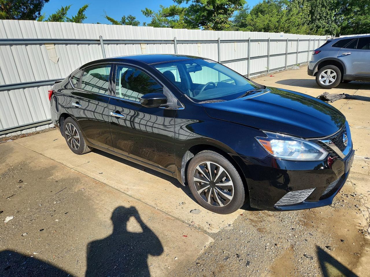 2017 Nissan Sentra Sv Black vin: 3N1AB7AP9HY402722