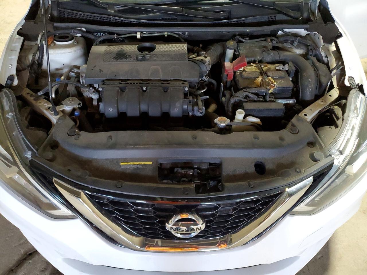 2018 Nissan Sentra Sv White vin: 3N1AB7AP9JL623790