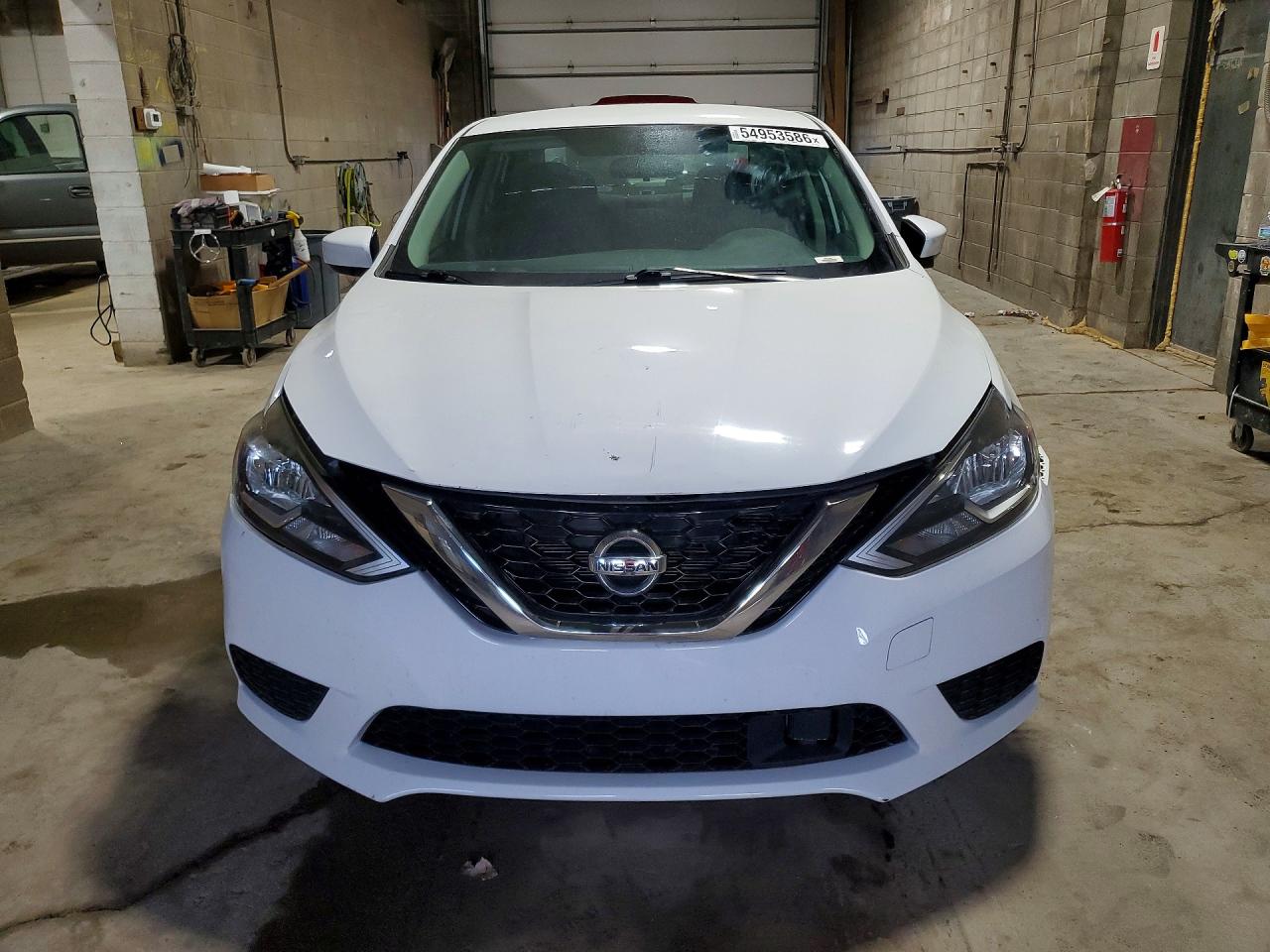 2018 Nissan Sentra Sv White vin: 3N1AB7AP9JL623790