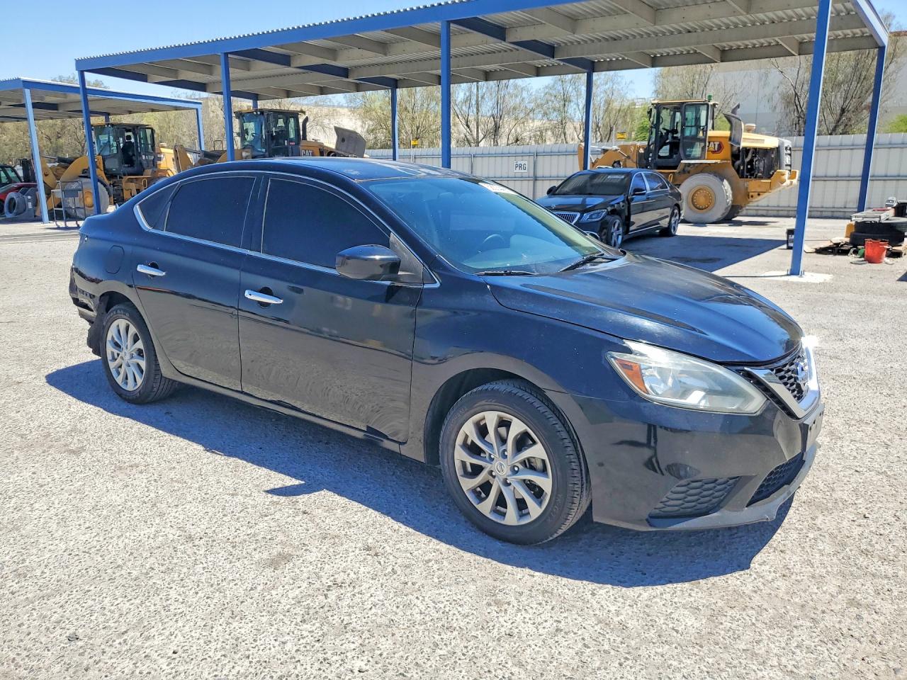 2018 Nissan Sentra Sv Черный vin: 3N1AB7AP9JY250026