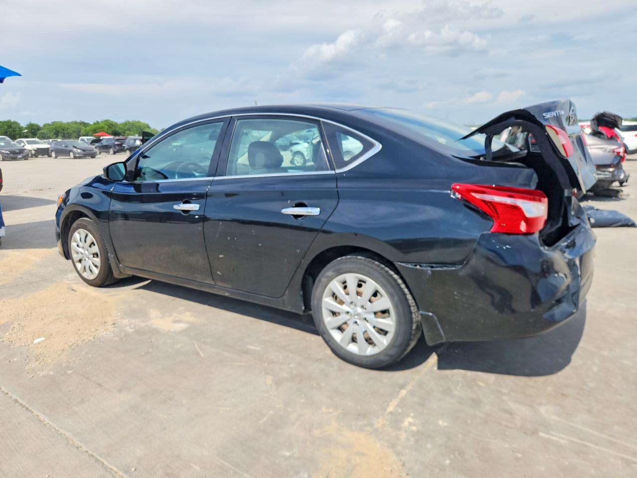 2018 Nissan Sentra S Black vin: 3N1AB7AP9JY343788
