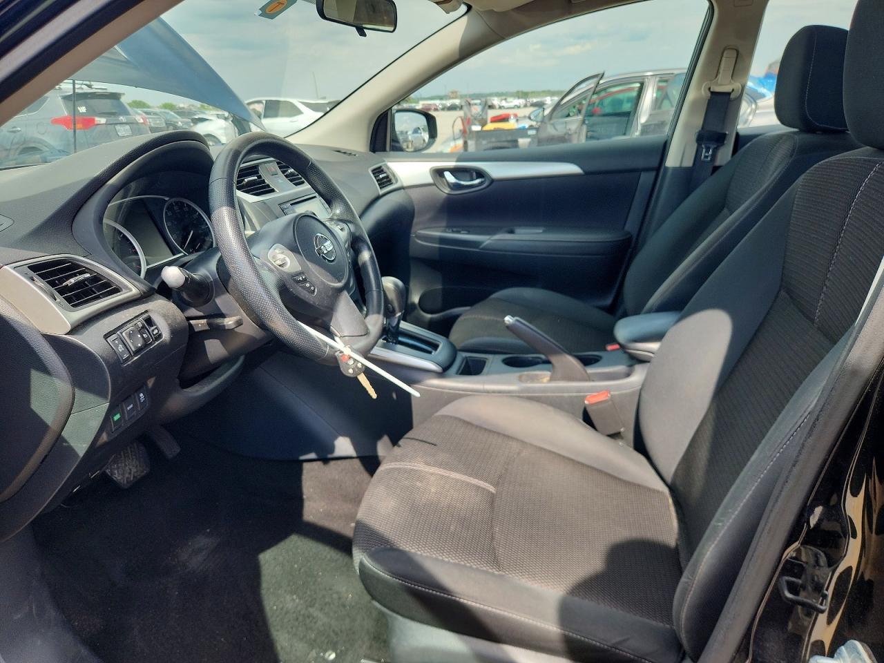2018 Nissan Sentra S Black vin: 3N1AB7AP9JY343788