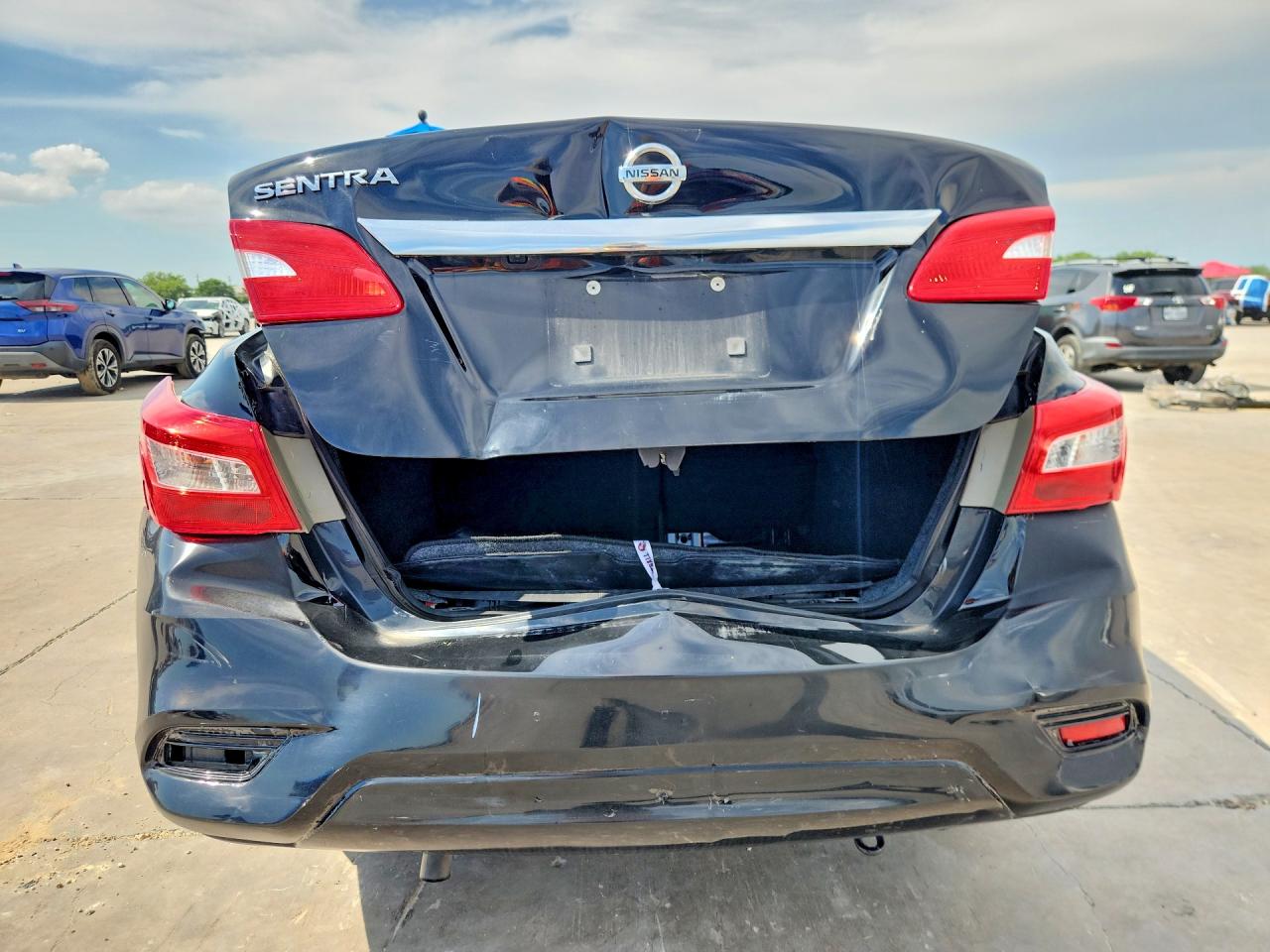 2018 Nissan Sentra S Black vin: 3N1AB7AP9JY343788