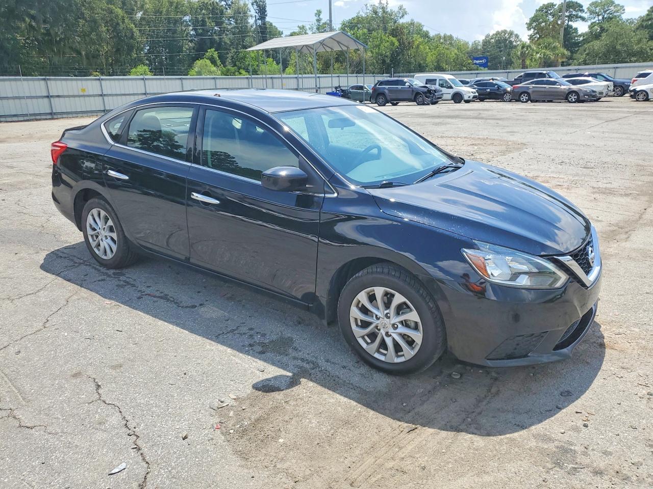 2019 Nissan Sentra Sv Black vin: 3N1AB7AP9KL603301