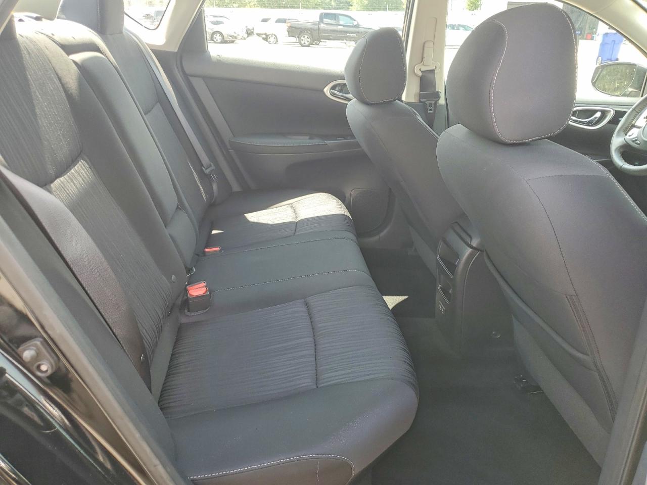2019 Nissan Sentra Sv Black vin: 3N1AB7AP9KL603301