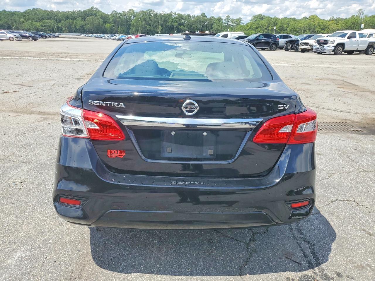 2019 Nissan Sentra Sv Black vin: 3N1AB7AP9KL603301