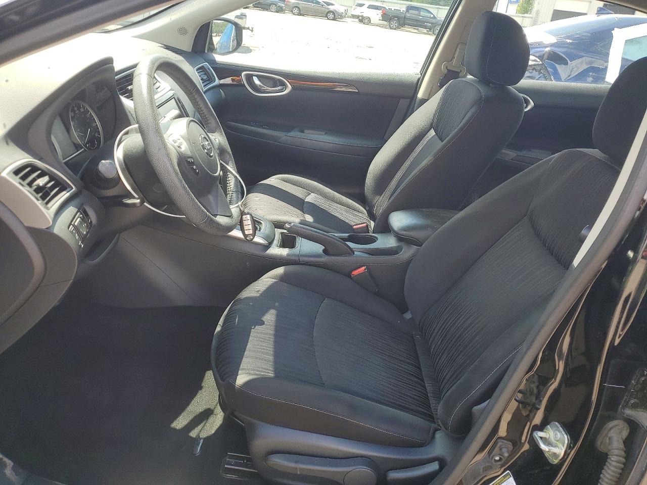 2019 Nissan Sentra Sv Black vin: 3N1AB7AP9KL603301