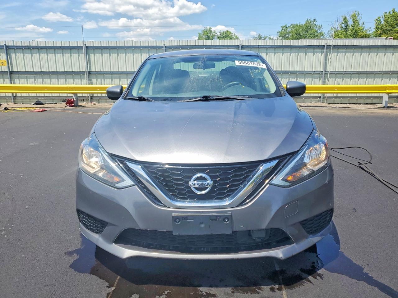 2019 Nissan Sentra Sv Gray vin: 3N1AB7AP9KL605937