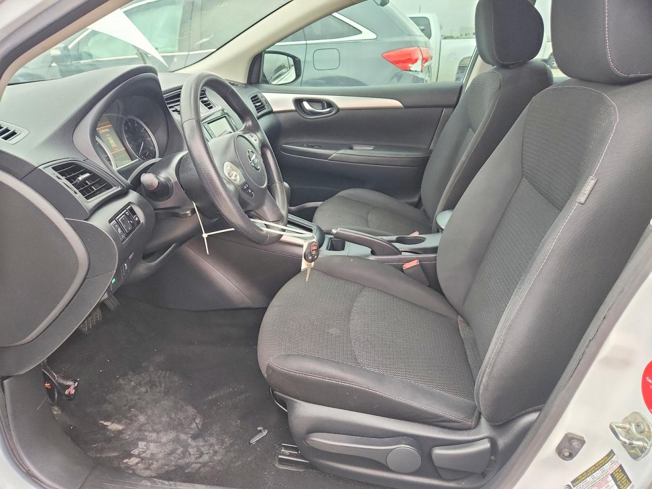 2019 Nissan Sentra S White vin: 3N1AB7AP9KY212393