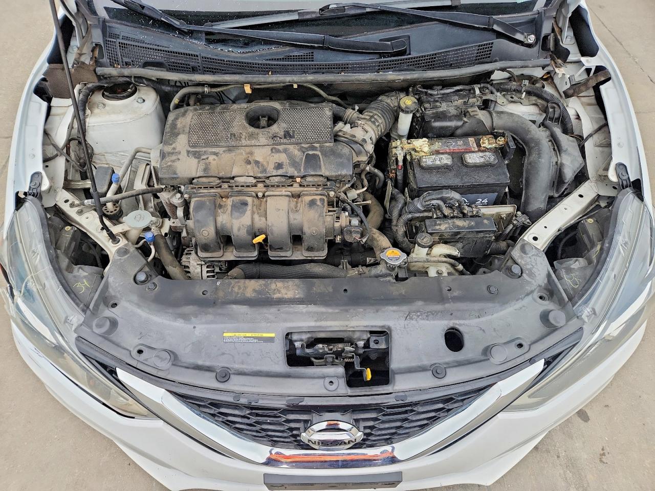 2019 Nissan Sentra S White vin: 3N1AB7AP9KY212393