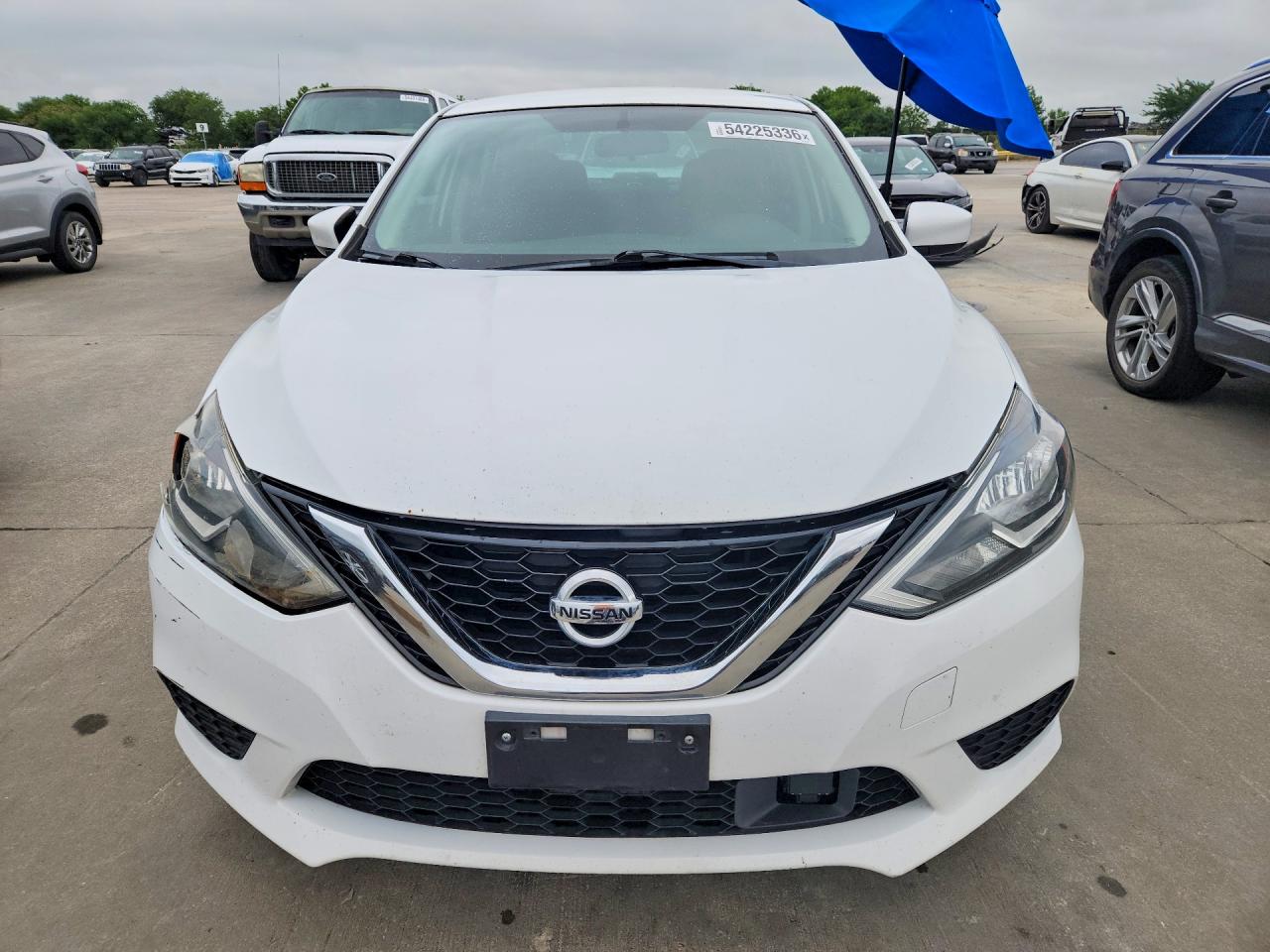 2019 Nissan Sentra S White vin: 3N1AB7AP9KY212393